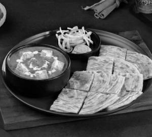 Paneer Butter Masala With Paratha 2 Pcs