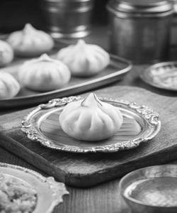 Ukkadiche Modak With Ghee