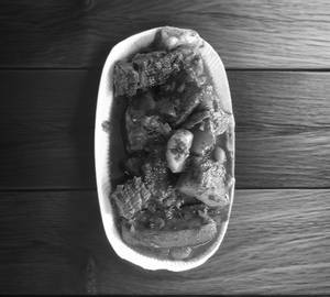 Smoked pork anishi currie