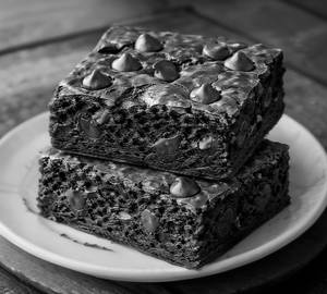 Double chocolate brownie