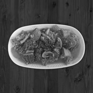 Beef innards ( intestine )currie