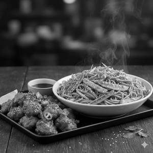 Chicken Noodles With Chilli Chicken(3Pieces)
