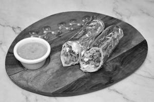Paneer and Mushroom Kathi Roll