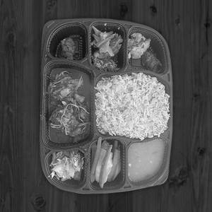 Smoked Pork Dry Bamboo shoot Thali