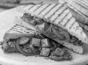 Paneer Kadai Cheese Sandwich