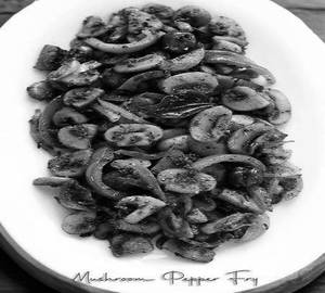 Pepper mushroom dry
