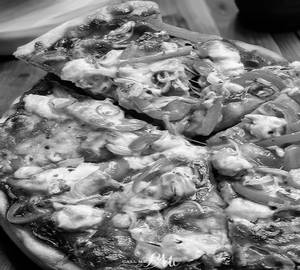 Topping pizza