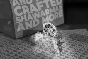 Traditional Chicken Shawarma Roll