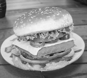 Veg cheese burger