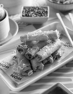 Chicken Cheese Spring Rolls