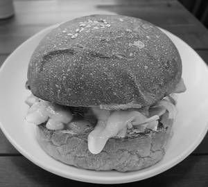 Veg tikki burger