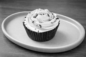 Vanilla And Caramel Cupcake