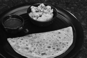 Puran Poli With Aloo Sabji