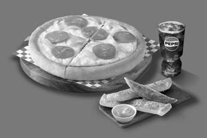 3in1 Combo : Classic Pepperoni & Onion Pizza