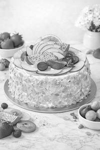 Exotic Fresh Fruit Cake@1kg