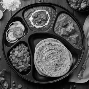 Lachcha Parantha Thali