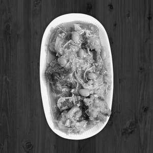 Smoked beef dry bamboo shoot currie