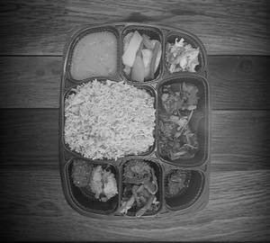 Smoked Beef Dry Bamboo shoot Thali