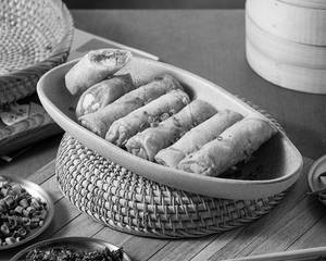 Chicken Spring Rolls Dry