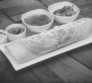 Plain cheese dosa