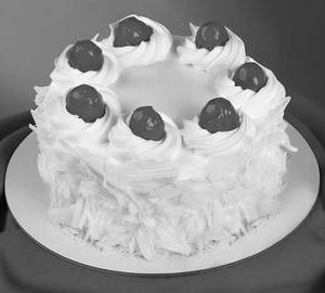 White Forest Junior Cake (Eggless)