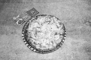 Classic onion pizza