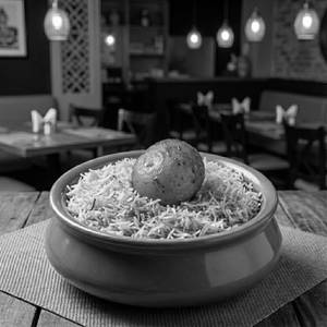 Kolkata Aloo Biryani [Extremely Light, Aromatic And Non Spicy]