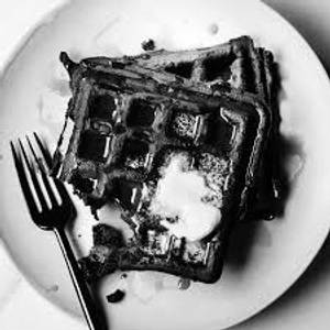 Dark chocolate waffle
