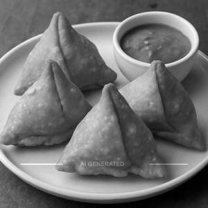 Pure Ghee Samosa 4 Pieces]