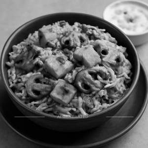 Paneer Mushroom Biryani