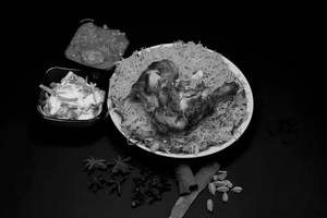 Grilled Chicken Biryani [750 ml, Quarter]
