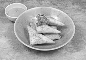 Caramelised Onion & Mozzarella Samosa
