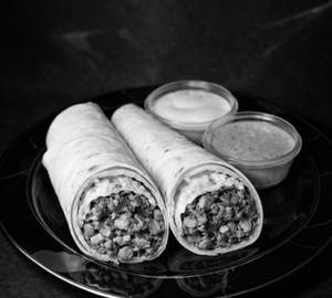 Egg chicken shawarma