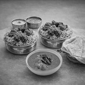 Mutton Dum Biryani Family Pack (Serves 3-4)