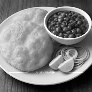 Chole Bhature ( 2 Plate )