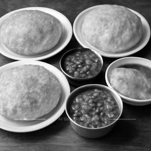 Chole Bhature (3 Plate + 1 Extra Chole )+Chole ( 1 Plate )