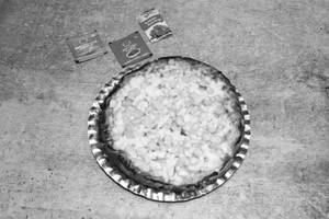 Cheese corn pizza