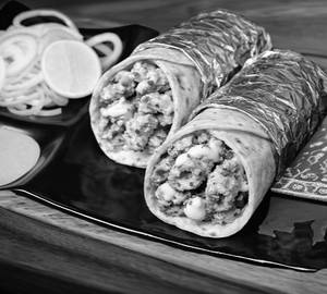Chicken malai seekh roll