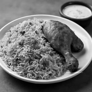 Chicken Biryani and Roasted Chicken                     