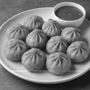 Veg fried momos [10 pieces]