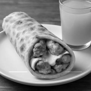Double chicken cheese roll               