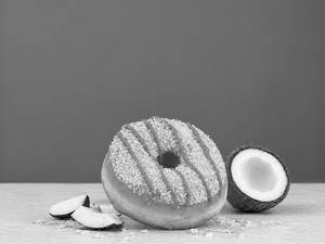 Toasted Coconut Ring Donut