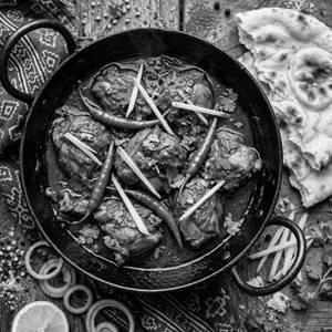 Kadhai chicken with bone