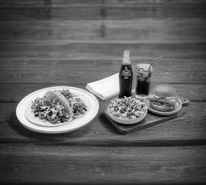 Chicken Tacos+Chicken Loaded Fries+Fish Sandwich+Thumsup(250Ml)