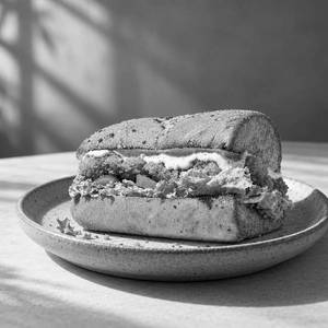 Cream Route Fried Chicken Sandwich