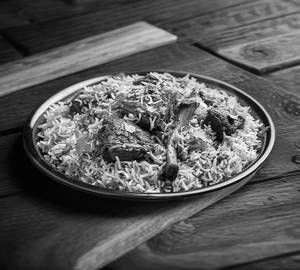 Mutton Muradabadi Biryani With Gravy Mutton+Beverage