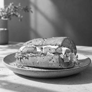 Creamy Route Aloo Tikki Sandwich