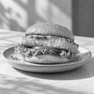 Just Fresh Paneer Steak Burger