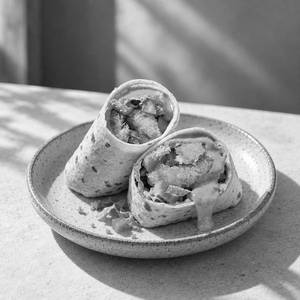 Sweet Chilli Aloo Tikki Wrap