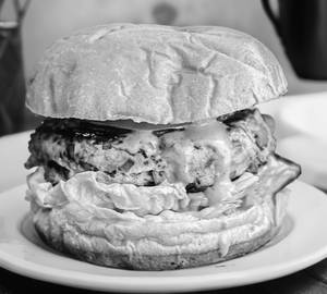 Mint Chicken Cheese Burger